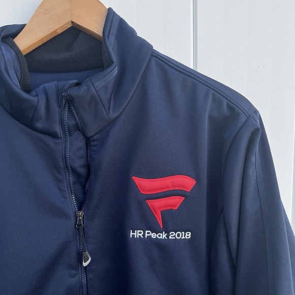 Fanatics Mens HR Peak Human Resources 2018 Jacket Antigua Navy Full Zip Up Large - Picture 2 of 7